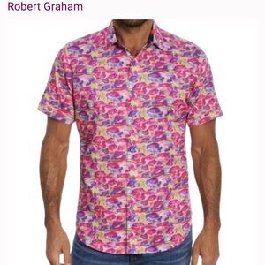 Robert Graham Fishy Business Short Sleeve, Men’s size XL